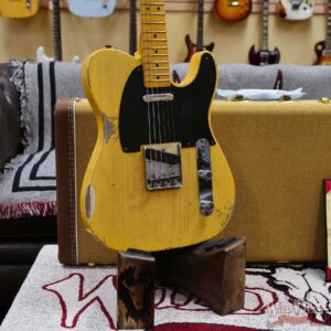 Fender Custom Shop Limited Edition 70th Anniversary Broadcaster (Telecaster) Relic Nocaster Blonde R112540 - Image 8