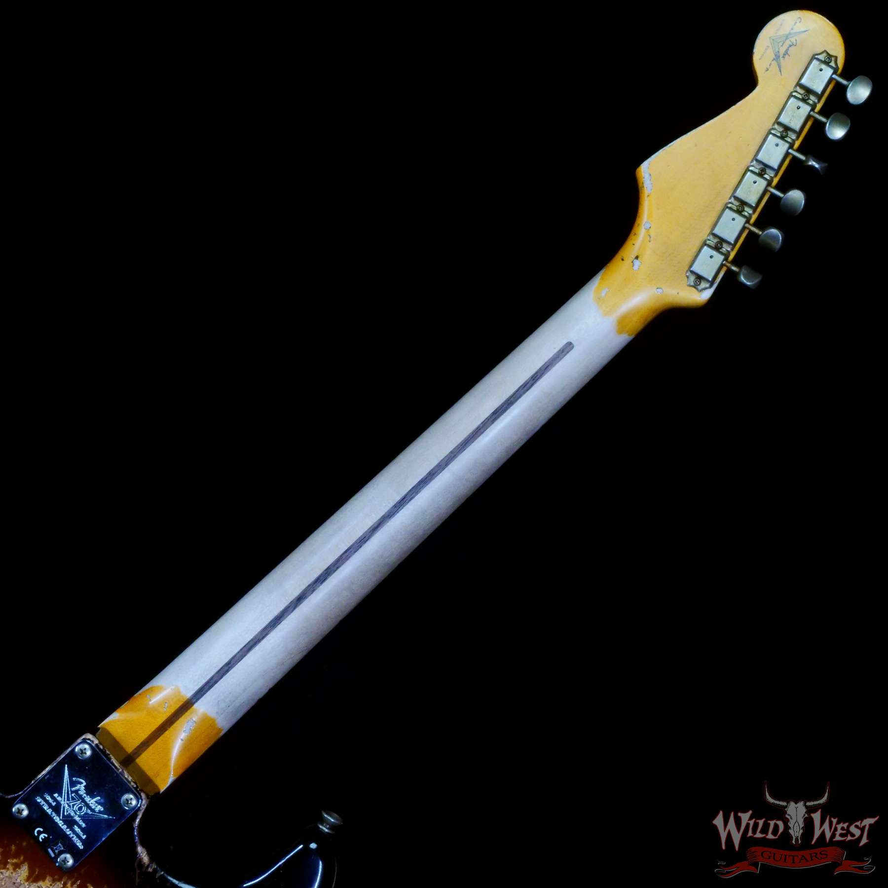 fendercs-70th1954strat-shr-xn4395-c3__wwg-1.jpg Fender Custom Shop Limited Edition 70th Anniversary 1954 Stratocaster Super Heavy Relic Wide Fade 2 Tone Sunburst 7.85 LBS - Image 5
