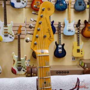 Fender Custom Shop Limited Edition 70th Anniversary 1954 Stratocaster Relic Aztec Gold 7.30 LBS - Image 7