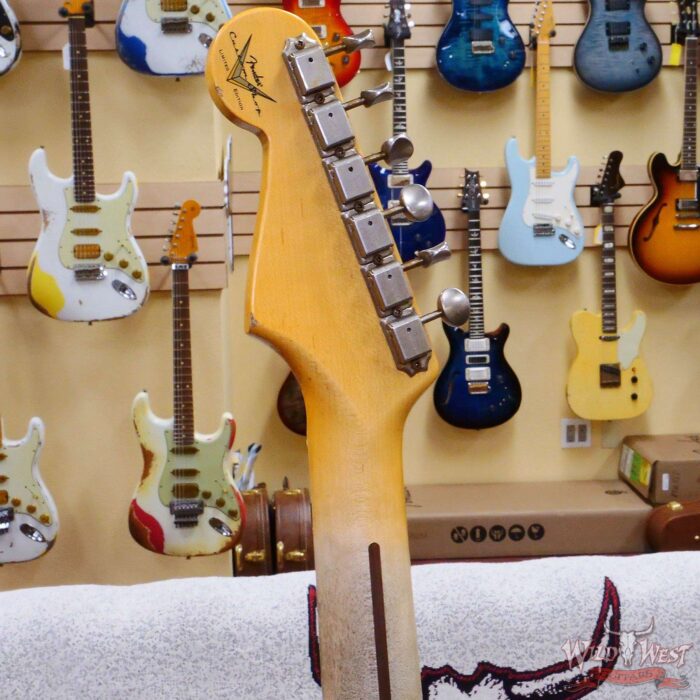 Fender Custom Shop Limited Edition 70th Anniversary 1954 Stratocaster Relic Aztec Gold 7.30 LBS - Image 11