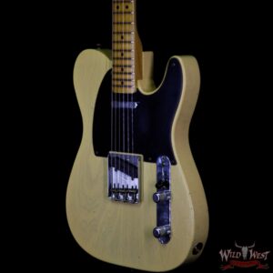 Fender Custom Shop Limited Edition 70th Anniversary Broadcaster (Telecaster) Journeyman Relic Nocaster Blonde R104453 - Image 2