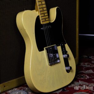 Fender Custom Shop Limited Edition 70th Anniversary Broadcaster (Telecaster) Journeyman Relic Nocaster Blonde R104453 - Image 7