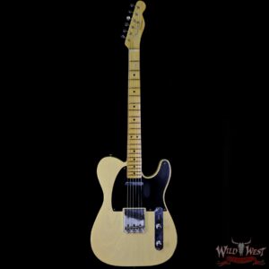 Fender Custom Shop Limited Edition 70th Anniversary Broadcaster (Telecaster) Journeyman Relic Nocaster Blonde R104453 - Image 3