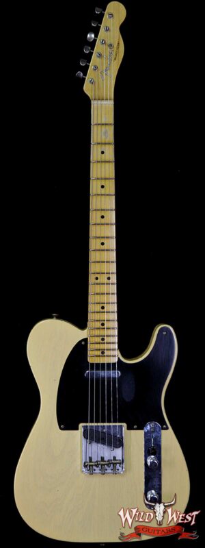 Fender Custom Shop Limited Edition 70th Anniversary Broadcaster (Telecaster) Journeyman Relic Nocaster Blonde R104453