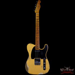 Fender Custom Shop 70th Anniversary Broadcaster Heavy Relic Aged Nocaster Blonde Hand-Wound Pickups R106066 - Image 3