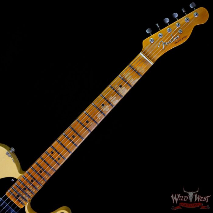Fender Custom Shop 70th Anniversary Broadcaster Heavy Relic Aged Nocaster Blonde Hand-Wound Pickups R106066 - Image 4