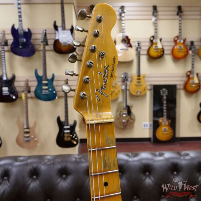 Fender Custom Shop Limited Edition 70th Anniversary Broadcaster (Telecaster) Journeyman Relic Nocaster Blonde R108696 - Image 7