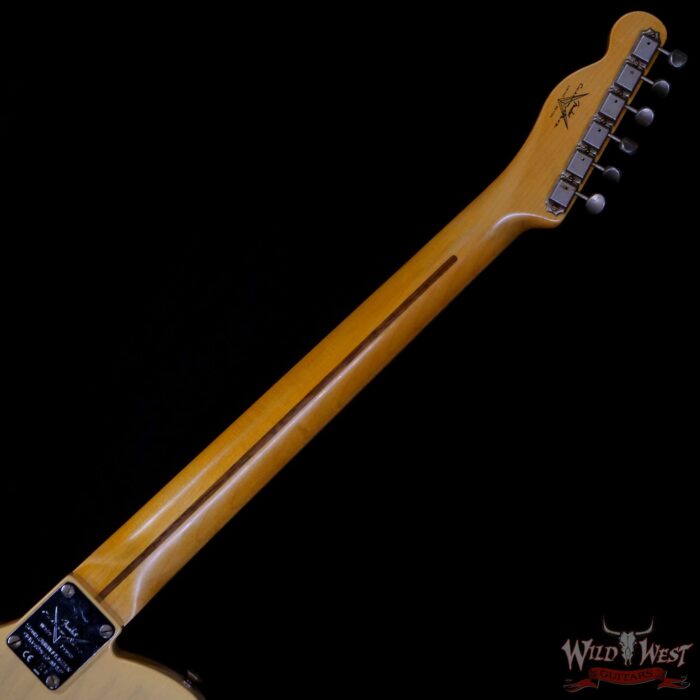 Fender Custom Shop Limited Edition 70th Anniversary Broadcaster (Telecaster) Journeyman Relic Nocaster Blonde R108696 - Image 5