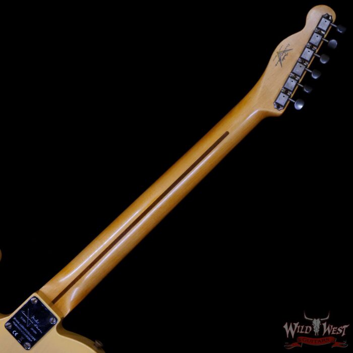 Fender Custom Shop Limited Edition 70th Anniversary Broadcaster (Telecaster) Journeyman Relic Nocaster Blonde R116703 - Image 5