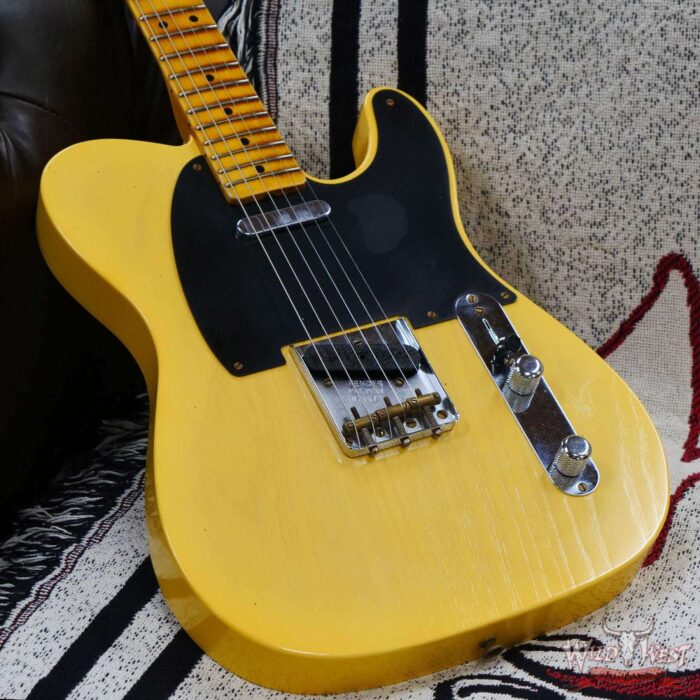 Fender Custom Shop Limited Edition 70th Anniversary Broadcaster (Telecaster) Journeyman Relic Nocaster Blonde R116703 - Image 8