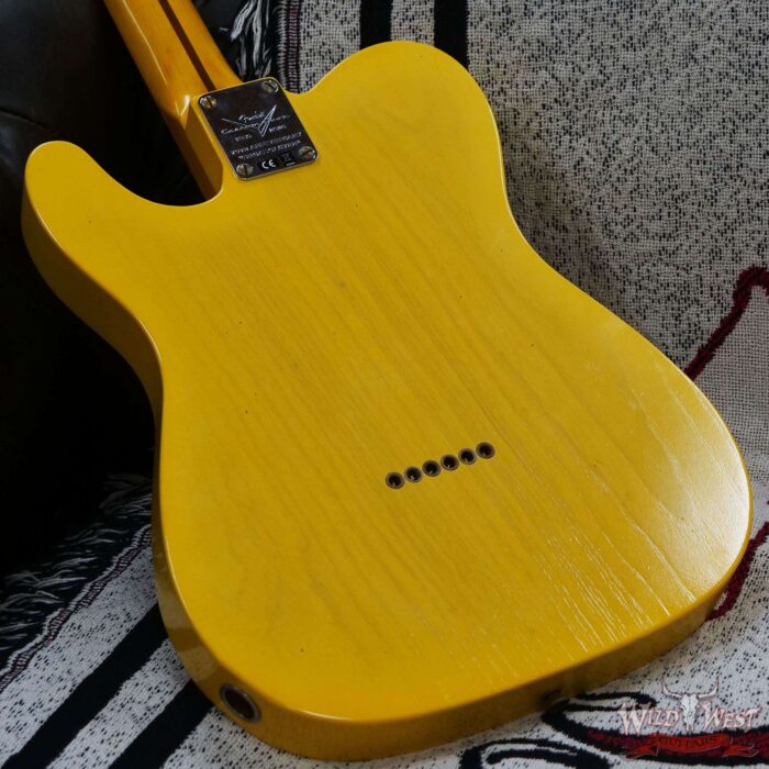 Fender Custom Shop Limited Edition 70th Anniversary Broadcaster (Telecaster) Journeyman Relic Nocaster Blonde R116703 - Image 11