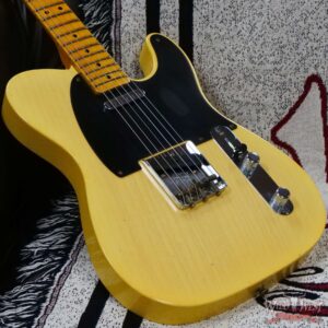 Fender Custom Shop Limited Edition 70th Anniversary Broadcaster (Telecaster) Jorneyman Relic Nocaster Blonde R112130 - Image 8