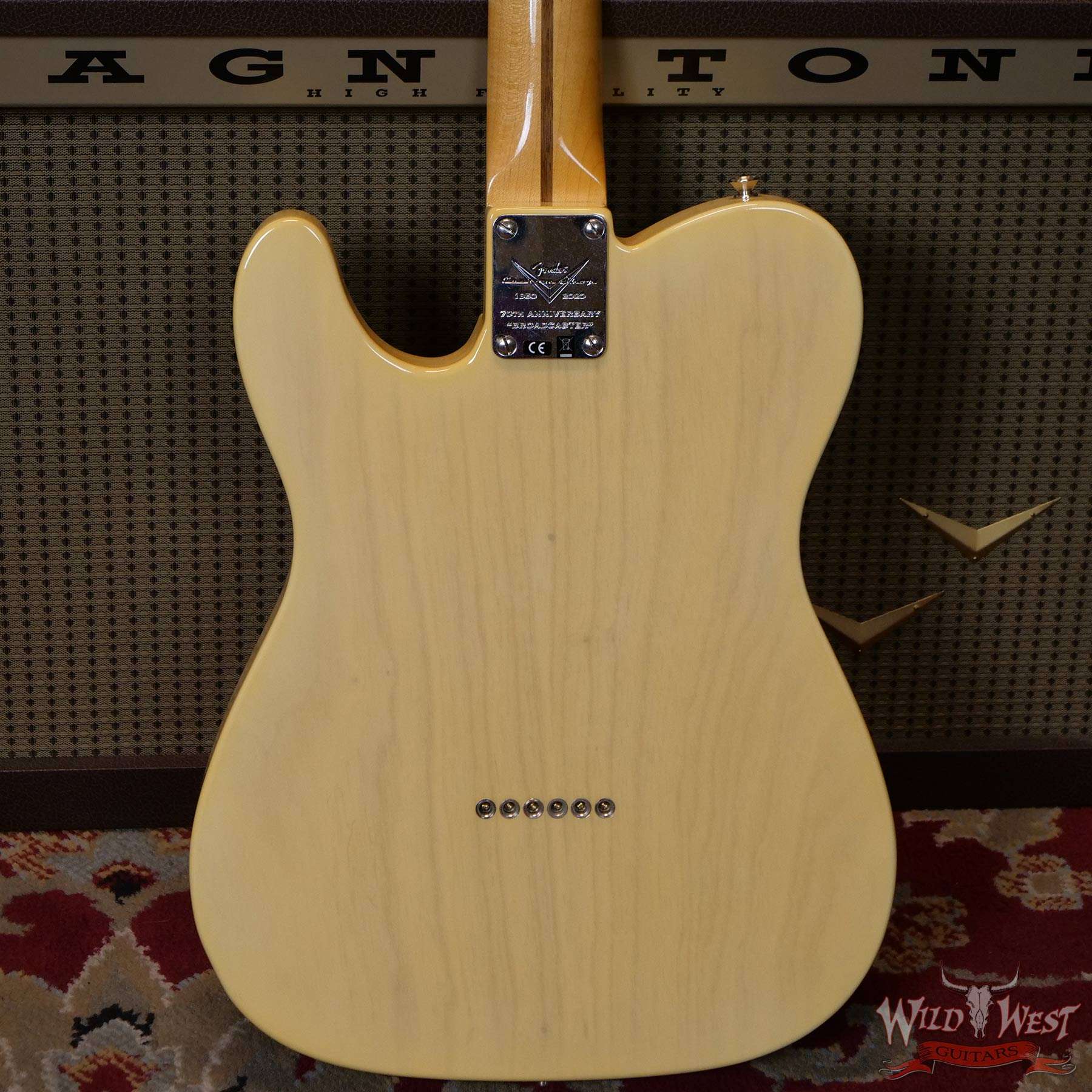 fendercs-70thbroadcaster-nos-r106070-d4__wwg.jpg Fender Custom Shop 70th Anniversary Broadcaster NOS Time Capsule Nocaster Blonde Hand-Wound Pickups R106070 - Image 11