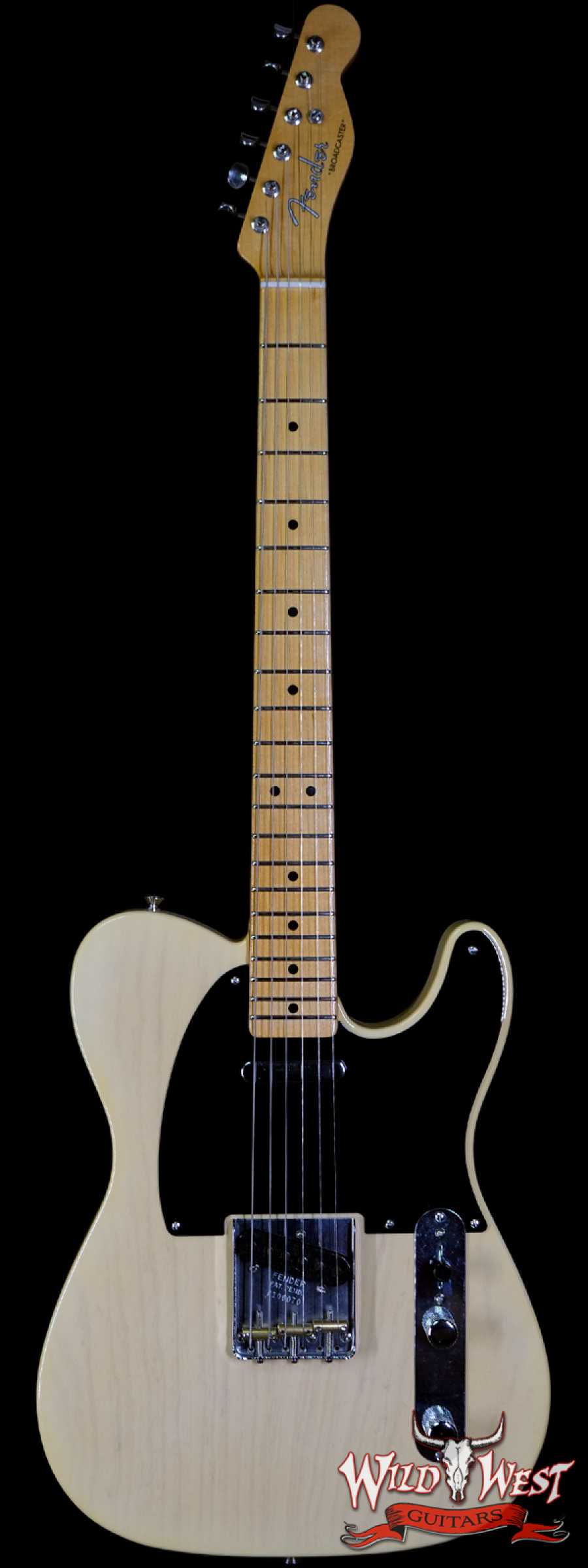 fendercs-70thbroadcaster-nos-r106070-main__wwg_large.jpg Fender Custom Shop 70th Anniversary Broadcaster NOS Time Capsule Nocaster Blonde Hand-Wound Pickups R106070 - Image 1