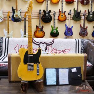 Fender Custom Shop Limited 70th Anniversary Broadcaster (Telecaster) Relic Nocaster Blonde 7.05 LBS - Image 6