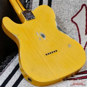 Fender Custom Shop Limited 70th Anniversary Broadcaster (Telecaster) Relic Nocaster Blonde 7.05 LBS - Image 12
