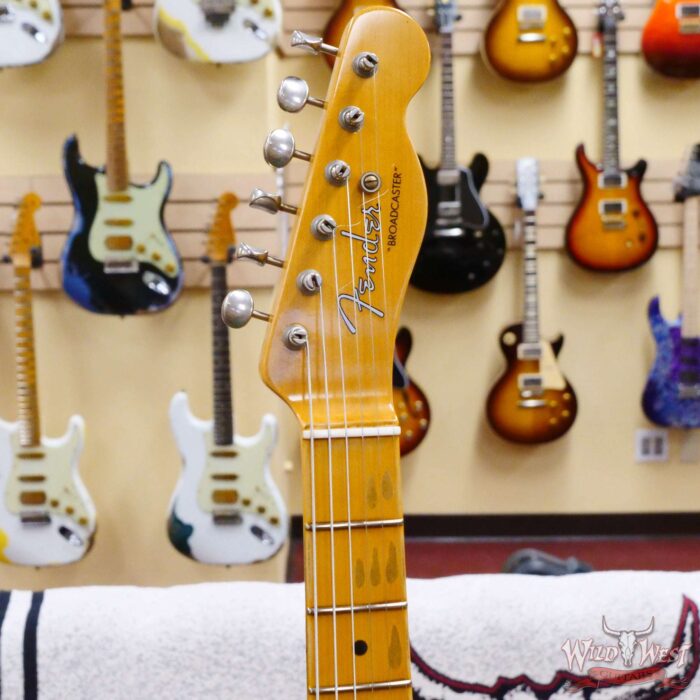 Fender Custom Shop Limited Edition 70th Anniversary Broadcaster (Telecaster) Journeyman Relic Nocaster Blonde R100903 - Image 7