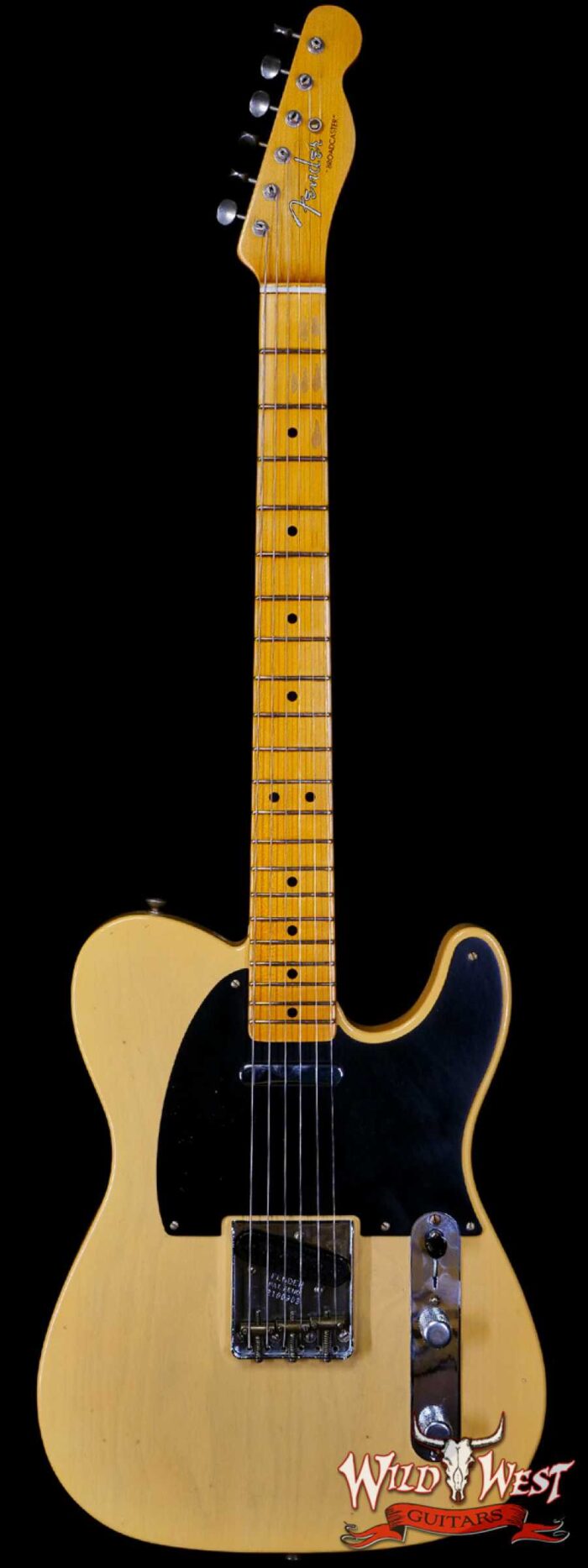 Fender Custom Shop Limited Edition 70th Anniversary Broadcaster (Telecaster) Journeyman Relic Nocaster Blonde R100903 - Image 1