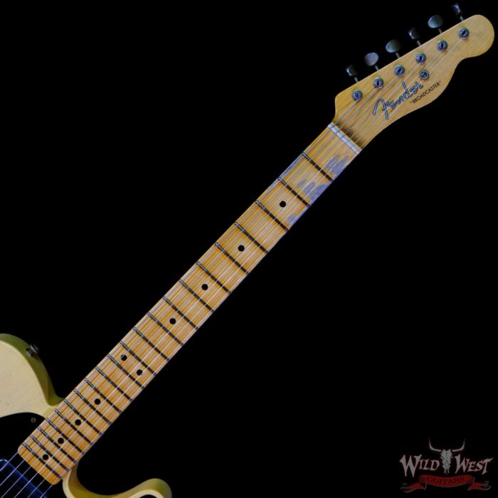 Fender Custom Shop Limited Edition 70th Anniversary Broadcaster (Telecaster) Jorneyman Relic Nocaster Blonde R112329 - Image 4