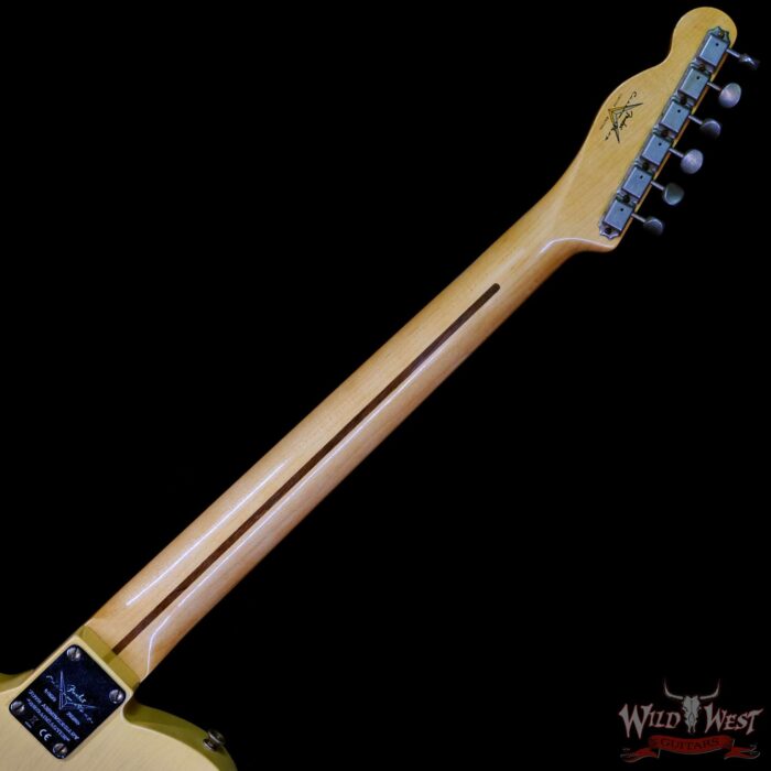 Fender Custom Shop Limited Edition 70th Anniversary Broadcaster (Telecaster) Jorneyman Relic Nocaster Blonde R112329 - Image 5