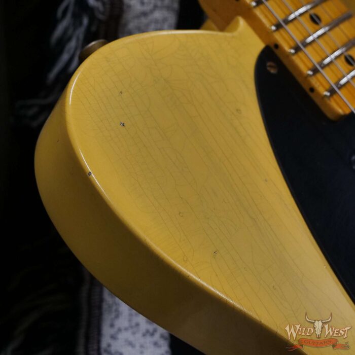 Fender Custom Shop Limited Edition 70th Anniversary Broadcaster (Telecaster) Jorneyman Relic Nocaster Blonde R112329 - Image 10