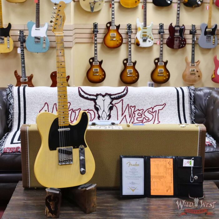 Fender Custom Shop Limited Edition 70th Anniversary Broadcaster (Telecaster) Jorneyman Relic Nocaster Blonde R112329 - Image 6