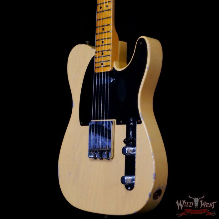 Fender Custom Shop Limited Edition 70th Anniversary Broadcaster (Telecaster) Relic Nocaster Blonde R112614 - Image 2