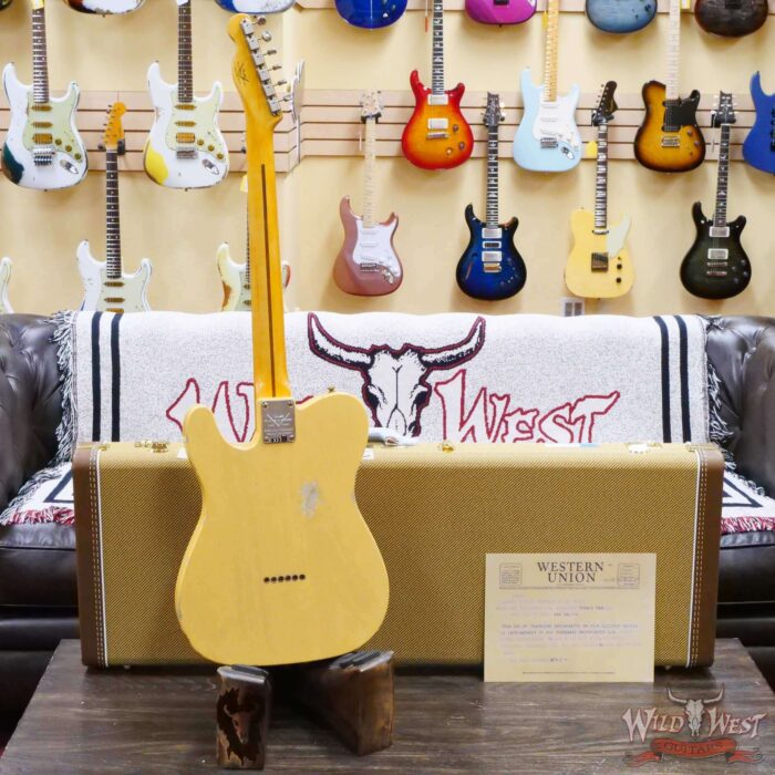 Fender Custom Shop Limited Edition 70th Anniversary Broadcaster (Telecaster) Relic Nocaster Blonde R112614 - Image 10