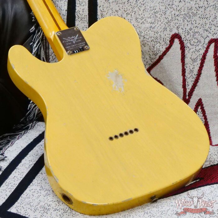 Fender Custom Shop Limited Edition 70th Anniversary Broadcaster (Telecaster) Relic Nocaster Blonde R112614 - Image 12