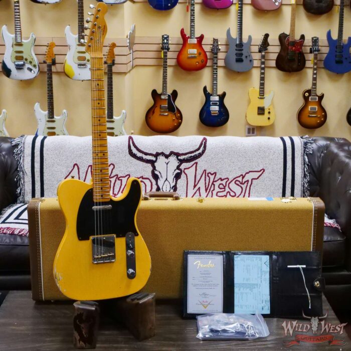Fender Custom Shop Limited Edition 70th Anniversary Broadcaster (Telecaster) Relic Nocaster Blonde R113501 - Image 6