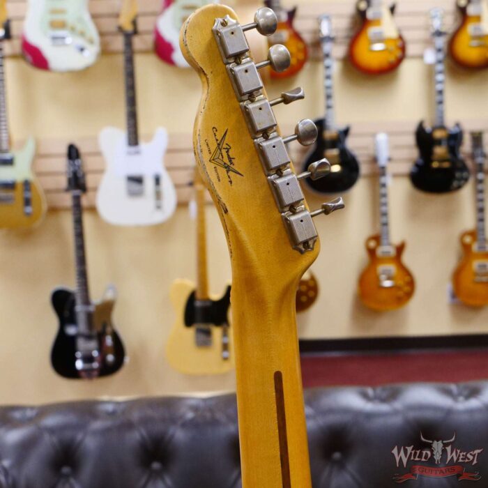Fender Custom Shop Limited Edition 70th Anniversary Broadcaster (Telecaster) Relic Nocaster Blonde R104608 - Image 6