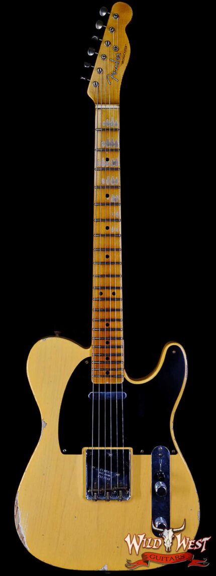 Fender Custom Shop Limited Edition 70th Anniversary Broadcaster (Telecaster) Relic Nocaster Blonde R104608