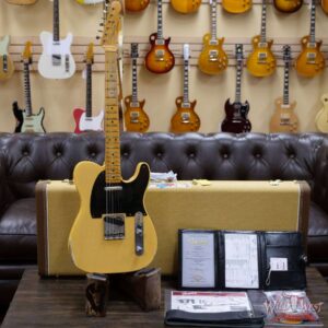 Fender Custom Shop Limited Edition 70th Anniversary Broadcaster (Telecaster) Relic Nocaster Blonde R105959 - Image 6