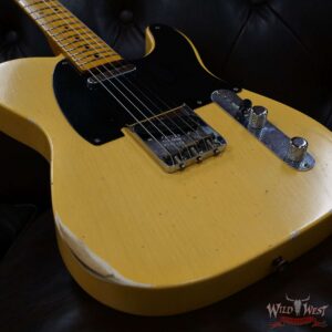 Fender Custom Shop Limited Edition 70th Anniversary Broadcaster (Telecaster) Relic Nocaster Blonde R105959 - Image 9