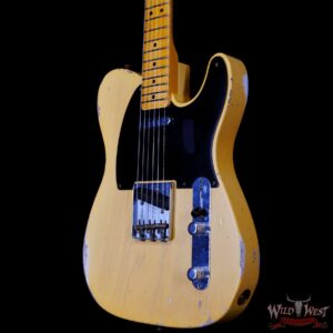 Fender Custom Shop Limited 70th Anniversary Broadcaster (Telecaster) Relic Nocaster Blonde R112304 - Image 2