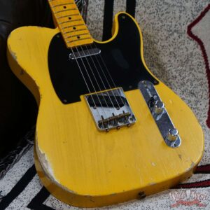 Fender Custom Shop Limited 70th Anniversary Broadcaster (Telecaster) Relic Nocaster Blonde R112304 - Image 8