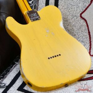 Fender Custom Shop Limited 70th Anniversary Broadcaster (Telecaster) Relic Nocaster Blonde R112304 - Image 12