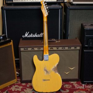 Fender Custom Shop 70th Anniversary Broadcaster Heavy Relic Aged Nocaster Blonde Hand-Wound Pickups R105842 - Image 9