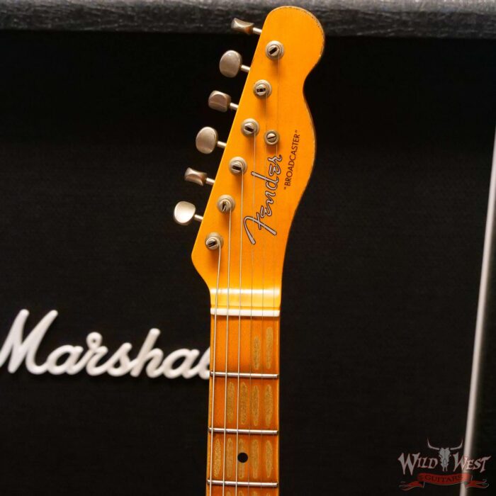 Fender Custom Shop 70th Anniversary Broadcaster Heavy Relic Aged Nocaster Blonde Hand-Wound Pickups R105842 - Image 7