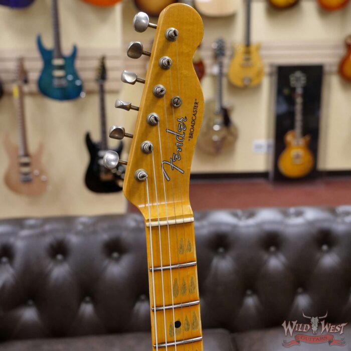 Fender Custom Shop Limited Edition 70th Anniversary Broadcaster (Telecaster) Relic Nocaster Blonde R108899 - Image 7