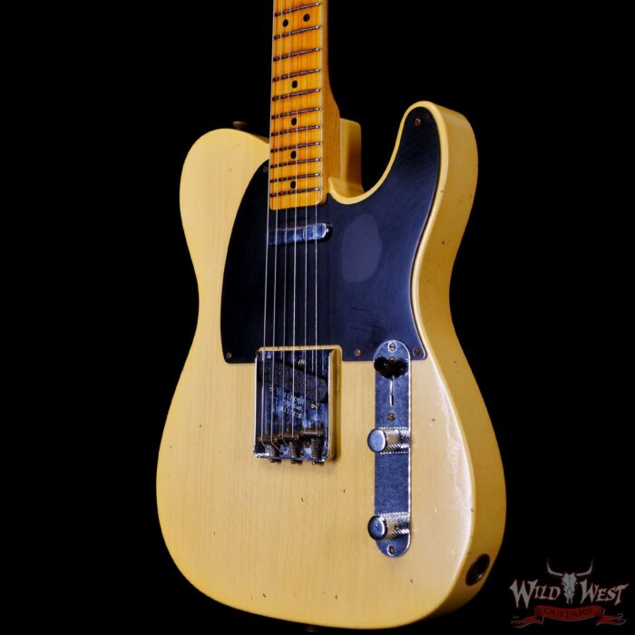 Fender Custom Shop Limited Edition 70th Anniversary Broadcaster (Telecaster) Journeyman Relic Nocaster Blonde 7.00 LBS - Image 2