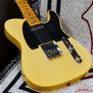 Fender Custom Shop Limited Edition 70th Anniversary Broadcaster (Telecaster) Journeyman Relic Nocaster Blonde 7.00 LBS - Image 8