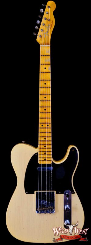 Fender Custom Shop Limited Edition 70th Anniversary Broadcaster (Telecaster) Journeyman Relic Nocaster Blonde 7.00 LBS