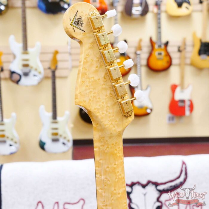 Fender Custom Shop Limited Edition 75th Anniversary Stratocaster 5A Birdseye Maple Neck Rosewood Fingerboard NOS Diamond White Pearl - Image 10