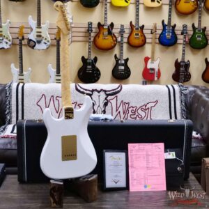 Fender Custom Shop Limited Edition 75th Anniversary Stratocaster 5A Birdseye Maple Neck Rosewood Fingerboard NOS Diamond White Pearl - Image 10