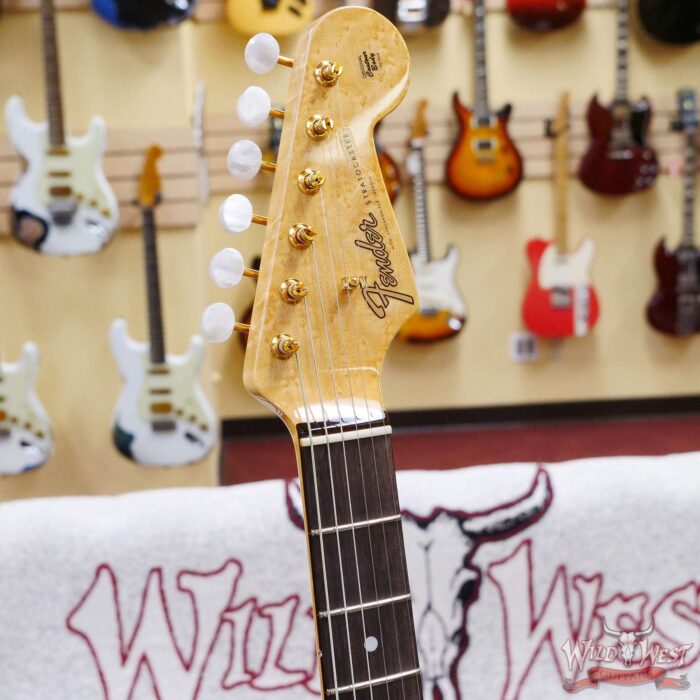 Fender Custom Shop Limited Edition 75th Anniversary Stratocaster 5A Birdseye Maple Neck Rosewood Fingerboard NOS Diamond White Pearl - Image 7