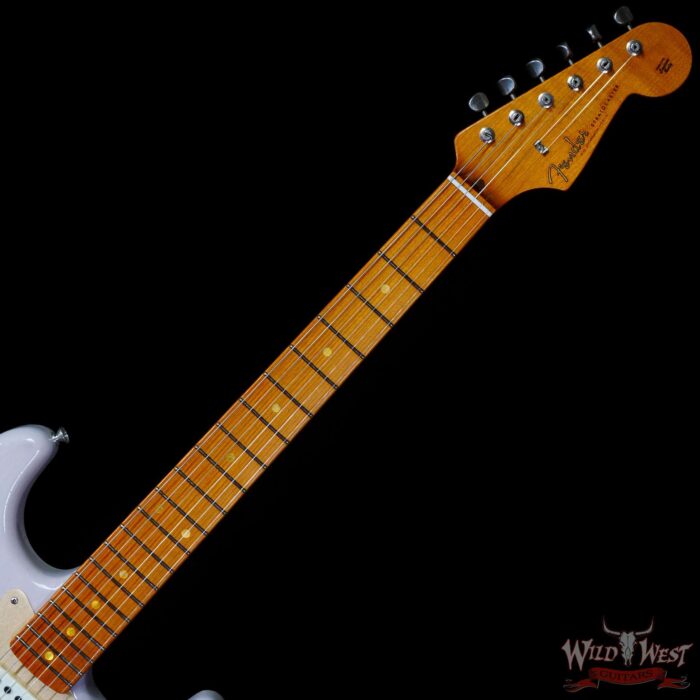Fender Custom Shop Andy Hicks Masterbuilt 1957 Dual-Mag Stratocaster Josefina Hand-Wound Pickups Lush Closet Classic Dirty White Blonde - Image 4
