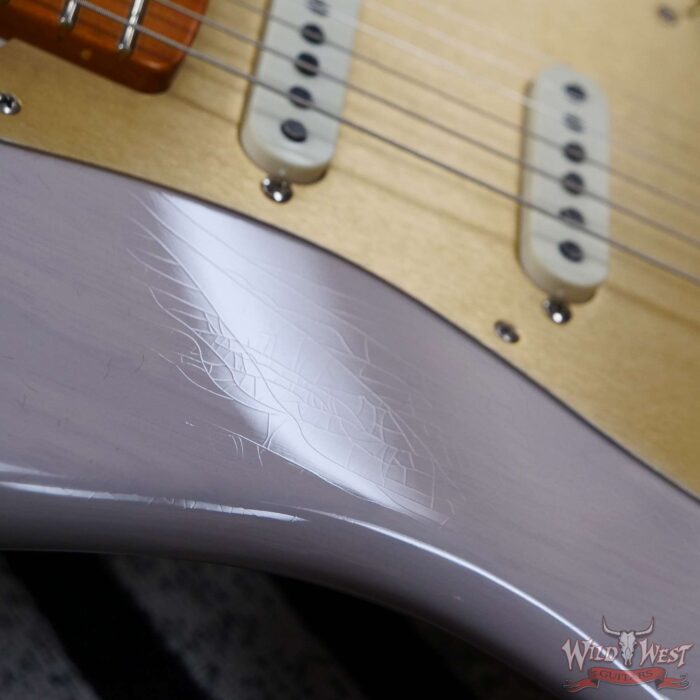 Fender Custom Shop Andy Hicks Masterbuilt 1957 Dual-Mag Stratocaster Josefina Hand-Wound Pickups Lush Closet Classic Dirty White Blonde - Image 9