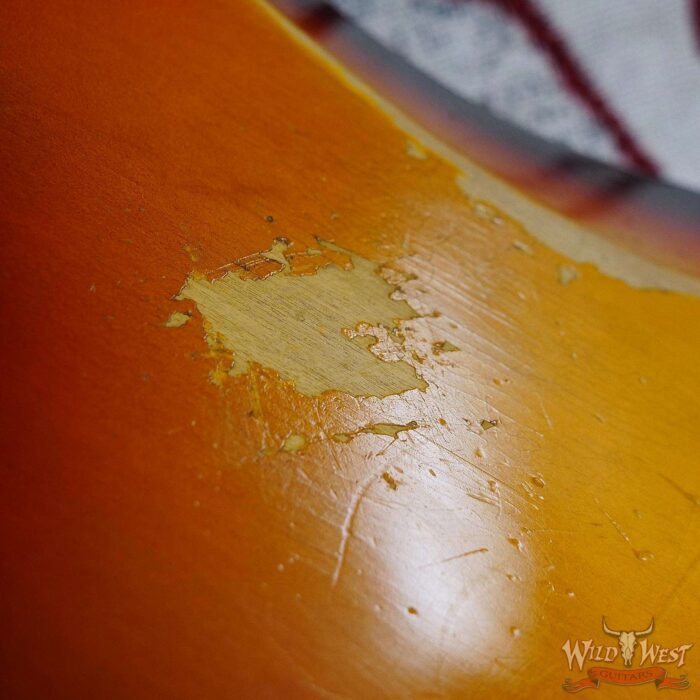 Fender Custom Shop Andy Hicks Masterbuilt 1961 Stratocaster Hardtail Brazilian Rosewood Slab Board Relic 3 Tone Sunburst - Image 13