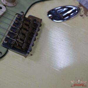 Fender Custom Shop Andy Hicks Masterbuilt 1961 Stratocaster Roasted Flame Maple Neck Brazilian Rosewood Board Relic Vintage White - Image 10